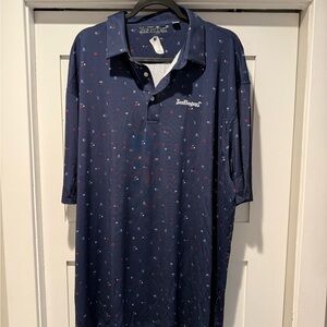 JusBogey Men's Navy Golf Polo